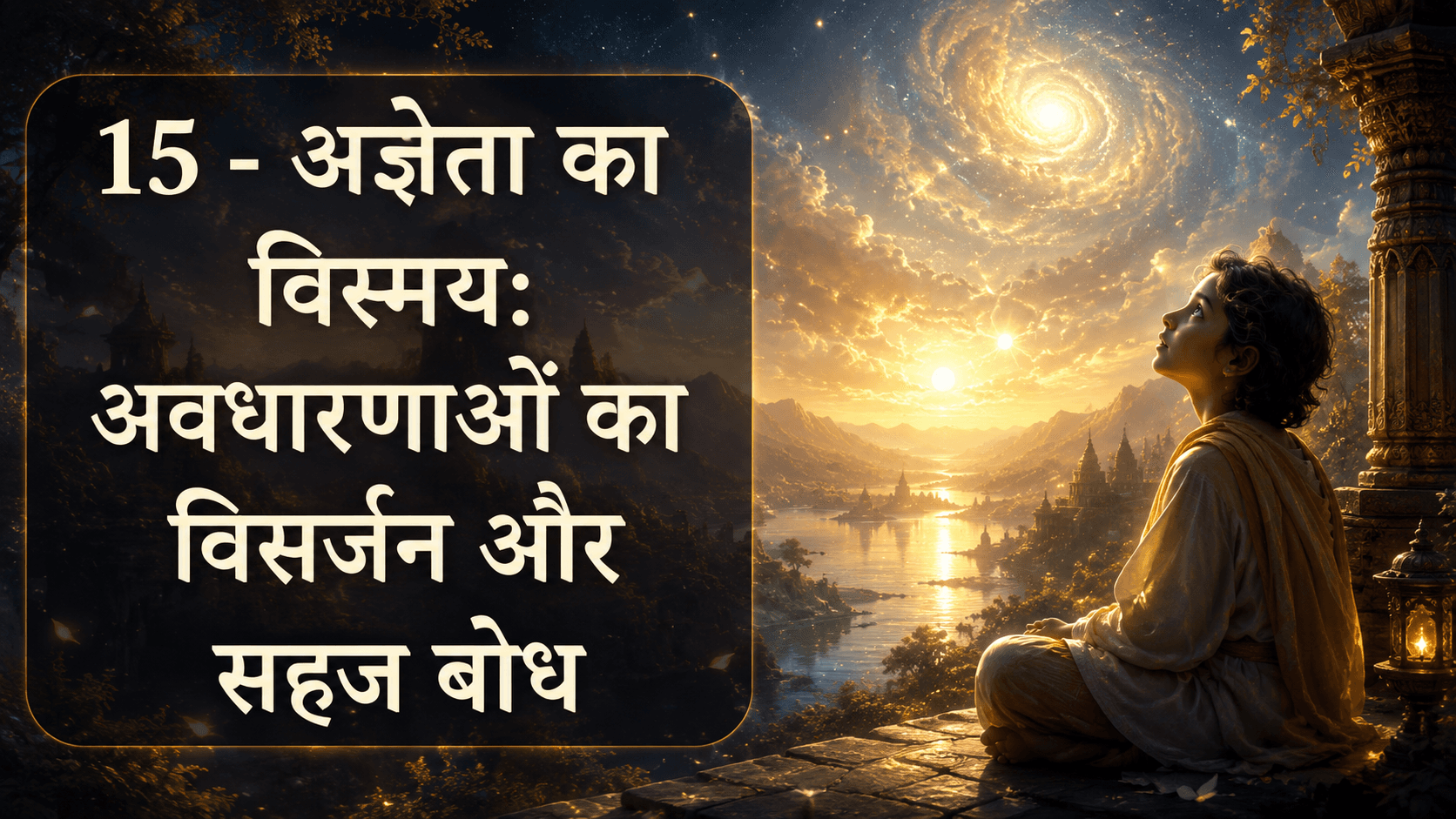अज्ञेता का विस्मय: अवधारणाओं का विसर्जन और सहज बोध - Nirvan Dham