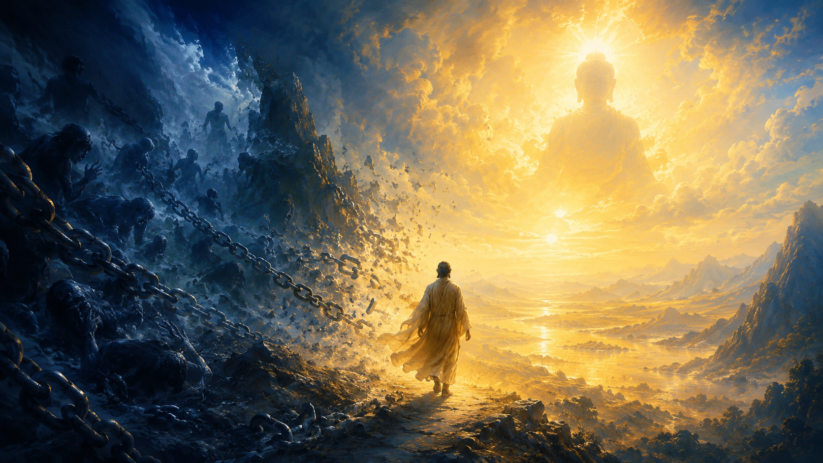 प्रश्न-१: ज्ञानमार्ग दुःख से मुक्ति कैसे दिलाता है? - Nirvan Dham